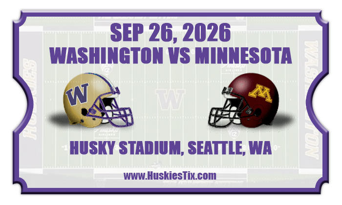 2026 Washington Vs Minnesota