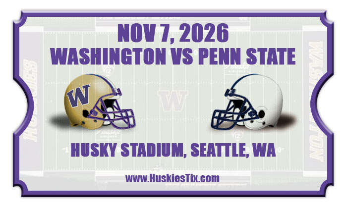 2026 Washington Vs Penn State
