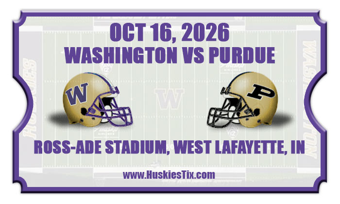 2026 Washington Vs Purdue